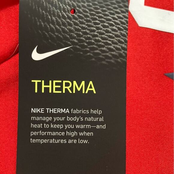 NWT * NIKE New England Patriots Red Sideline Local Lockup Pullover Hoodie- $125. - Picture 10 of 15